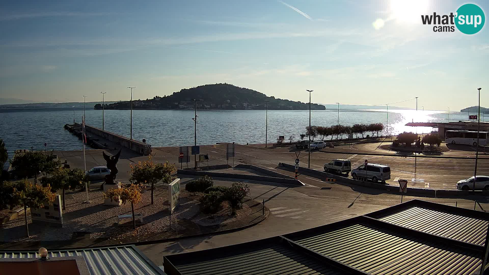 Webcam Ugliano – terminal traghetto da Preko a Zara
