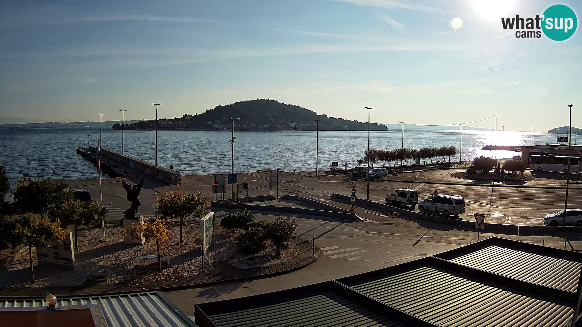 Spletna kamera Ugljan – trajekt Preko – Zadar