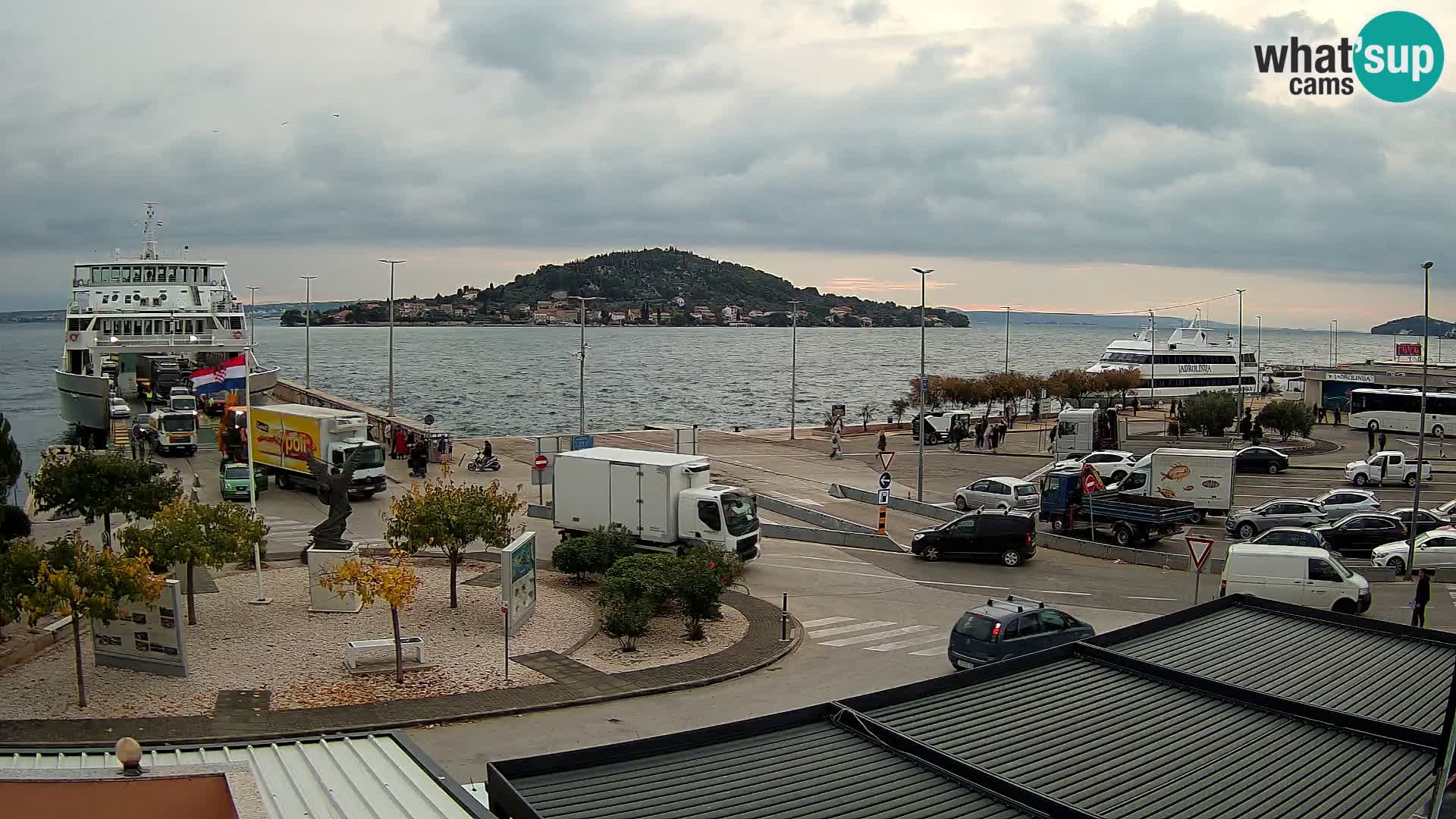 Webcam Ugliano – terminal traghetto da Preko a Zara