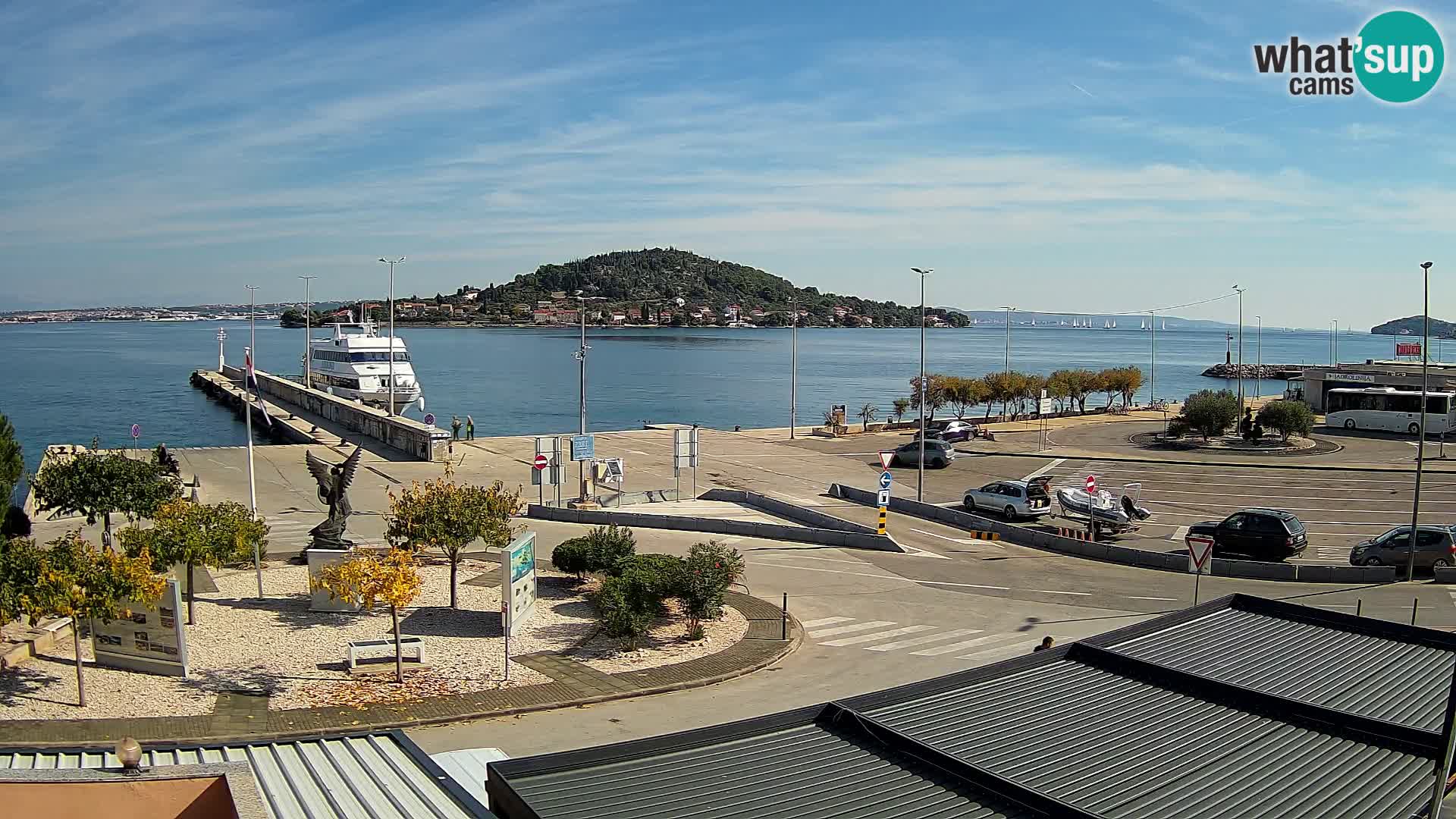 Webcam Ugliano – terminal traghetto da Preko a Zara