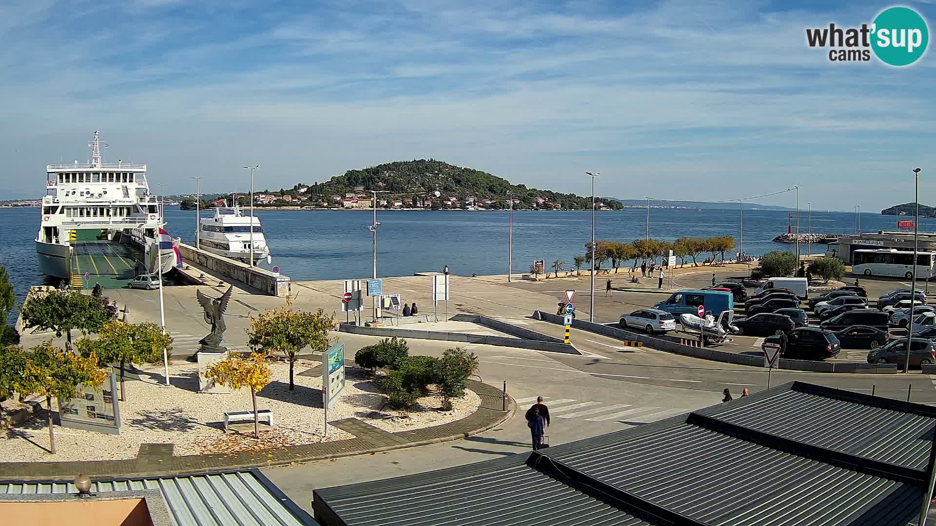 Webcam Ugliano – terminal traghetto da Preko a Zara