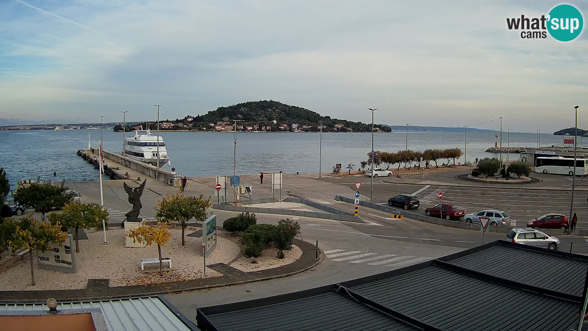 Webcam Ugliano – terminal traghetto da Preko a Zara