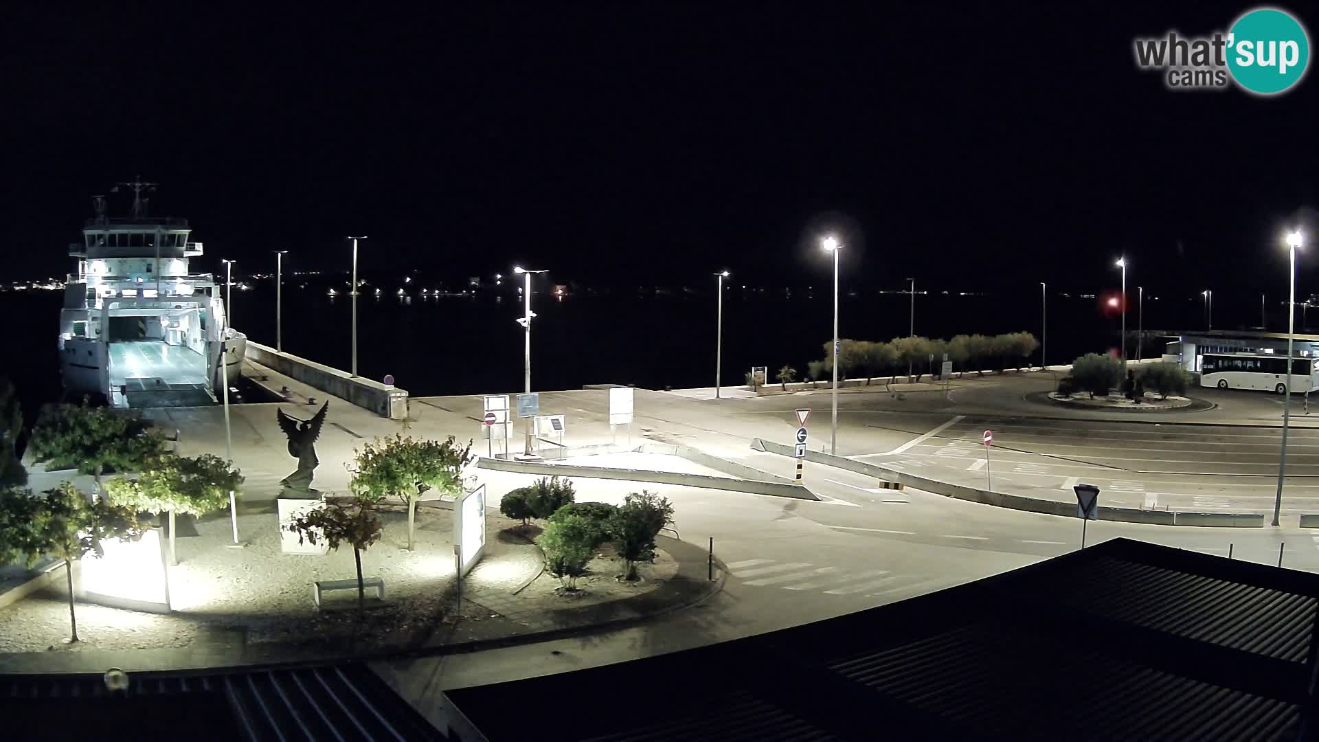 Webcam Ugliano – terminal traghetto da Preko a Zara