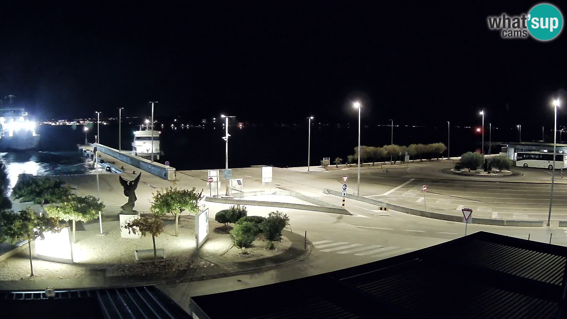 Webcam Ugliano – terminal traghetto da Preko a Zara