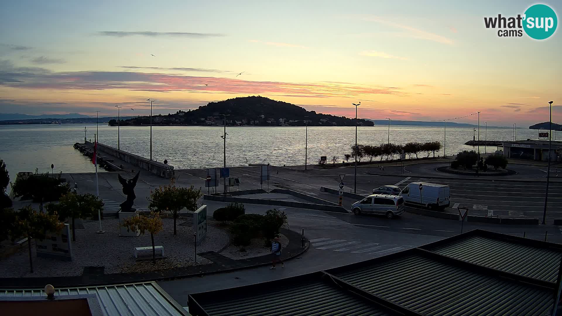 Spletna kamera Ugljan – trajekt Preko – Zadar