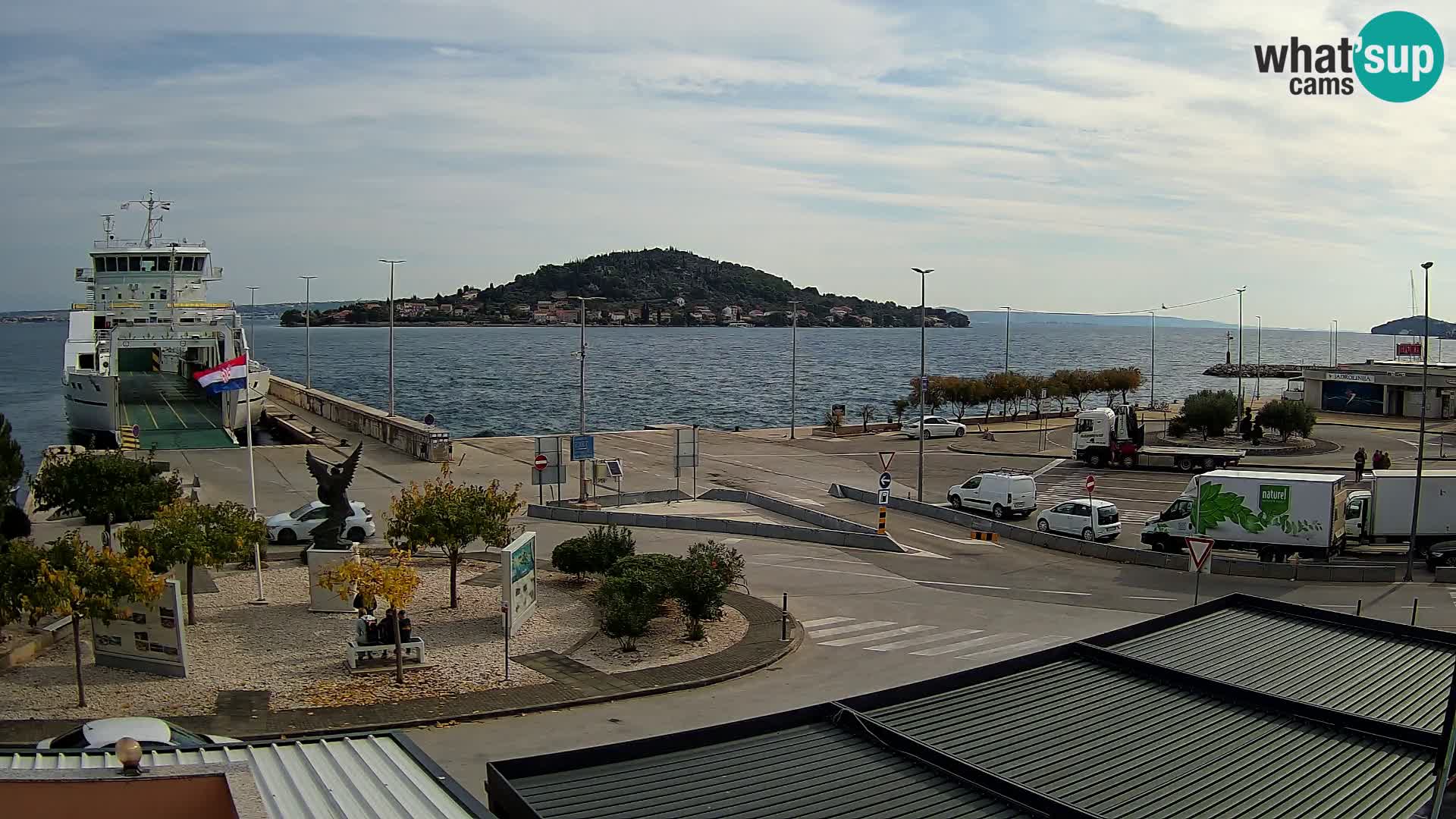 Webcam Ugljan – Preko Ferry to Zadar