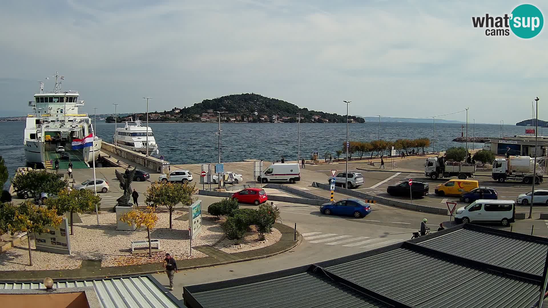 Webcam Ugljan – Preko Ferry to Zadar