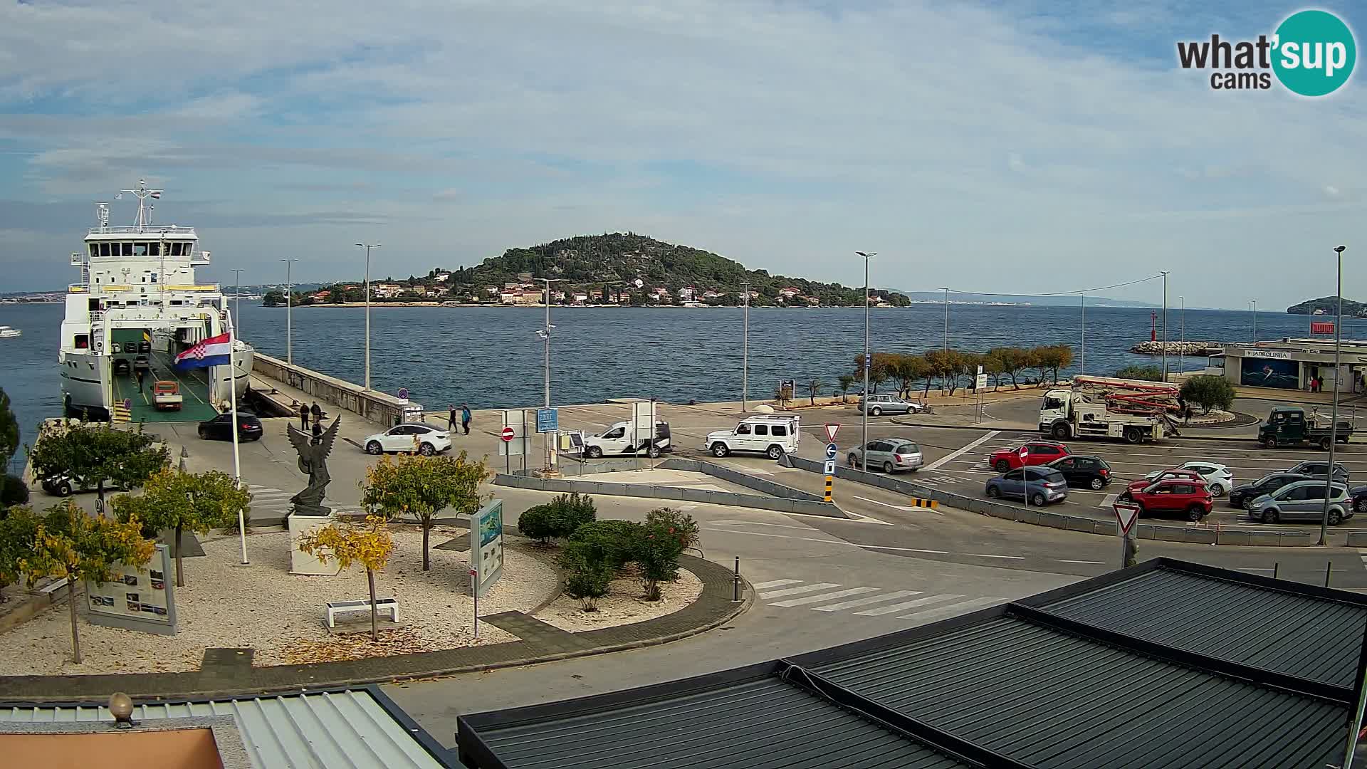 Webcam Ugliano – terminal traghetto da Preko a Zara