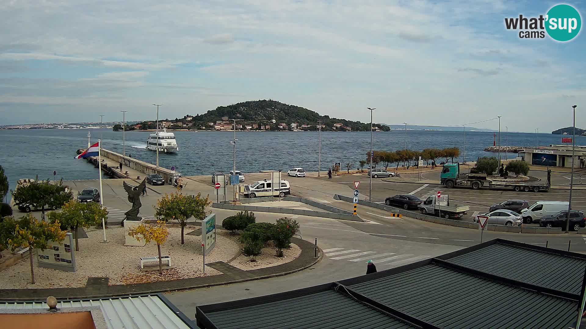 Webcam Ugljan – Preko Ferry to Zadar