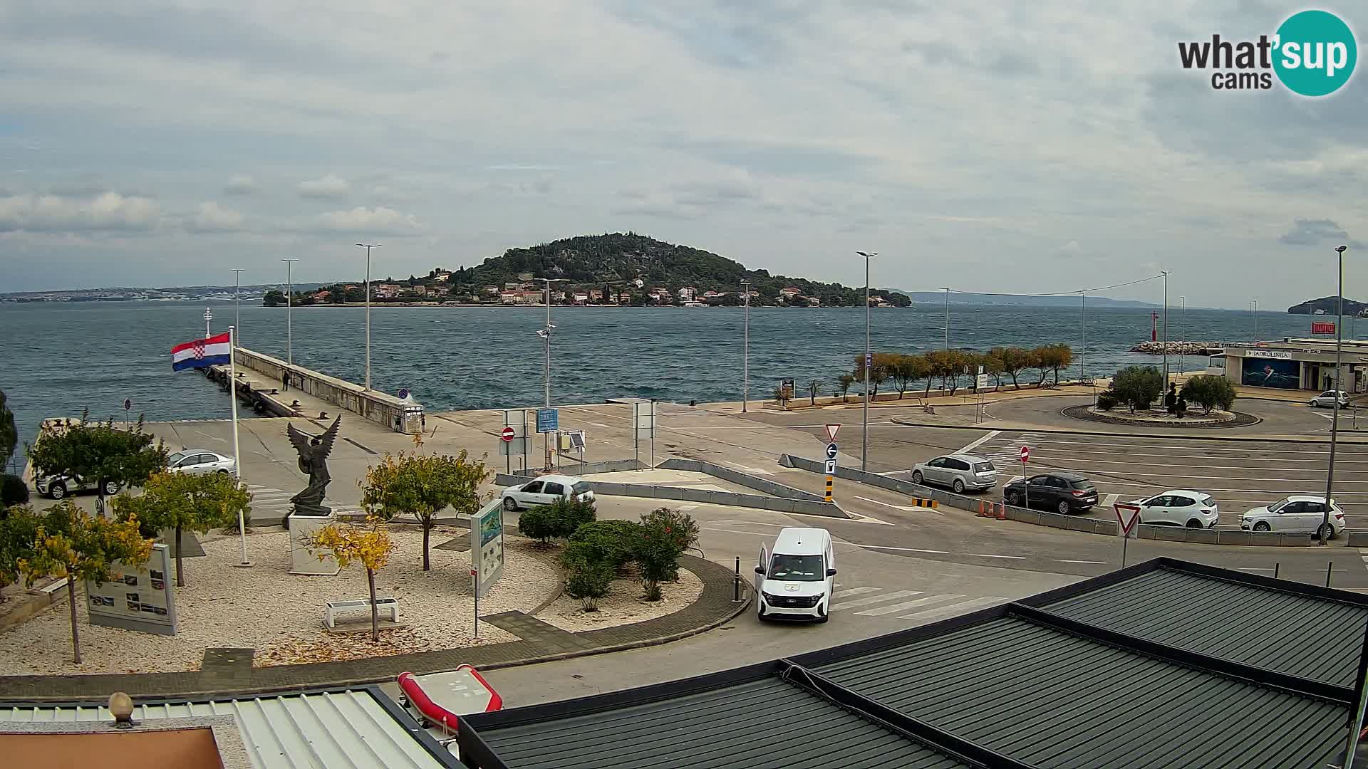 Webcam Ugljan – Preko Ferry to Zadar