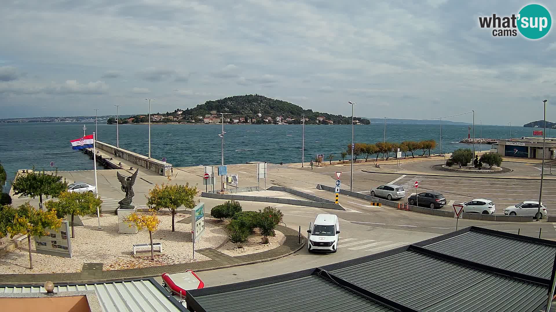 Web kamera Ugljan – Preko trajekt za Zadar