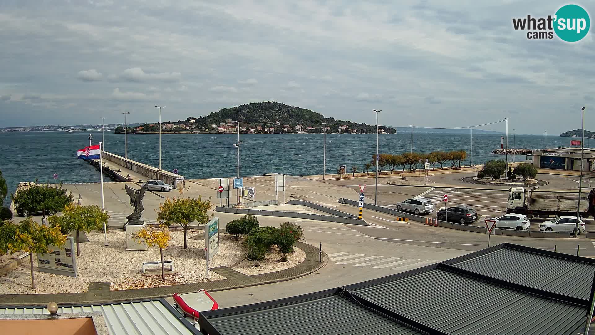 Spletna kamera Ugljan – trajekt Preko – Zadar