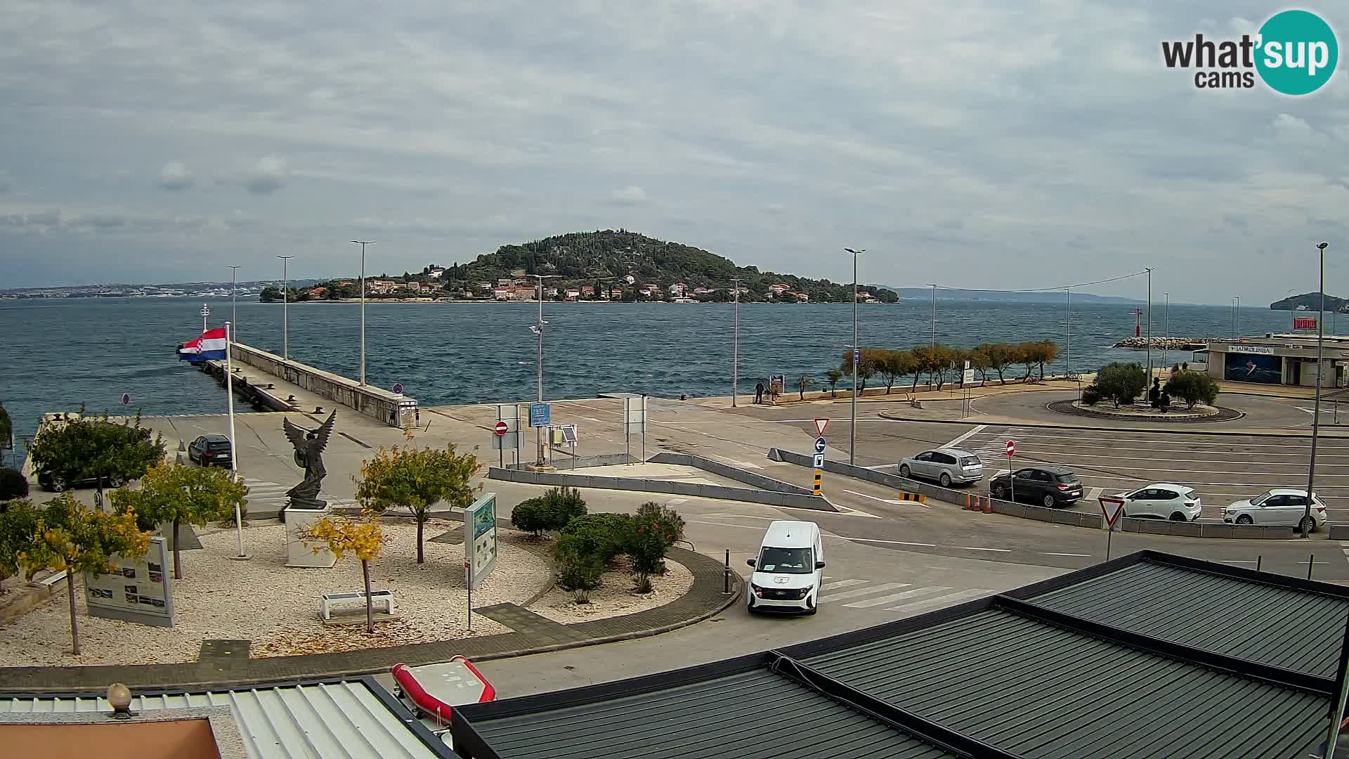 Spletna kamera Ugljan – trajekt Preko – Zadar