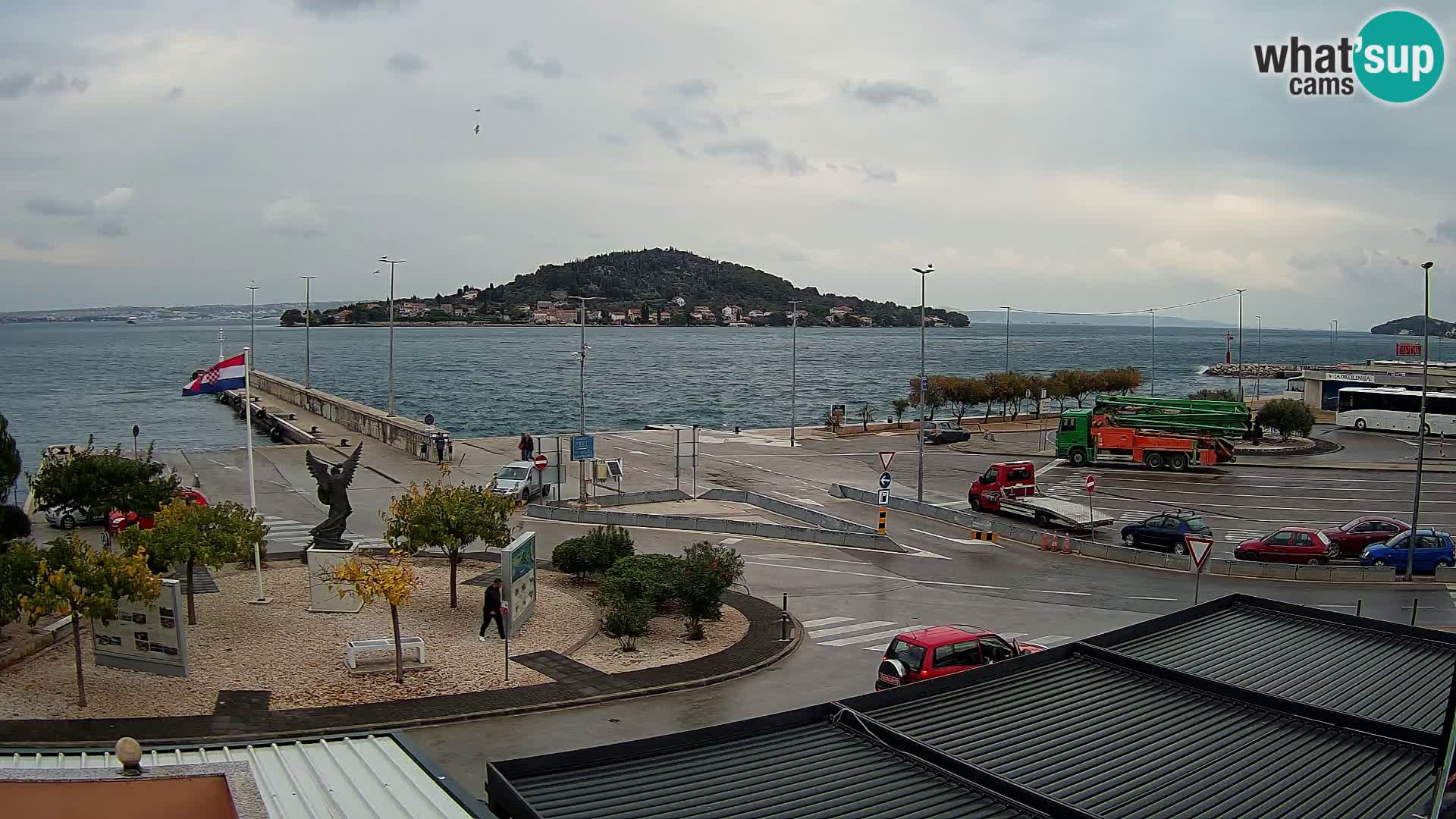 Spletna kamera Ugljan – trajekt Preko – Zadar