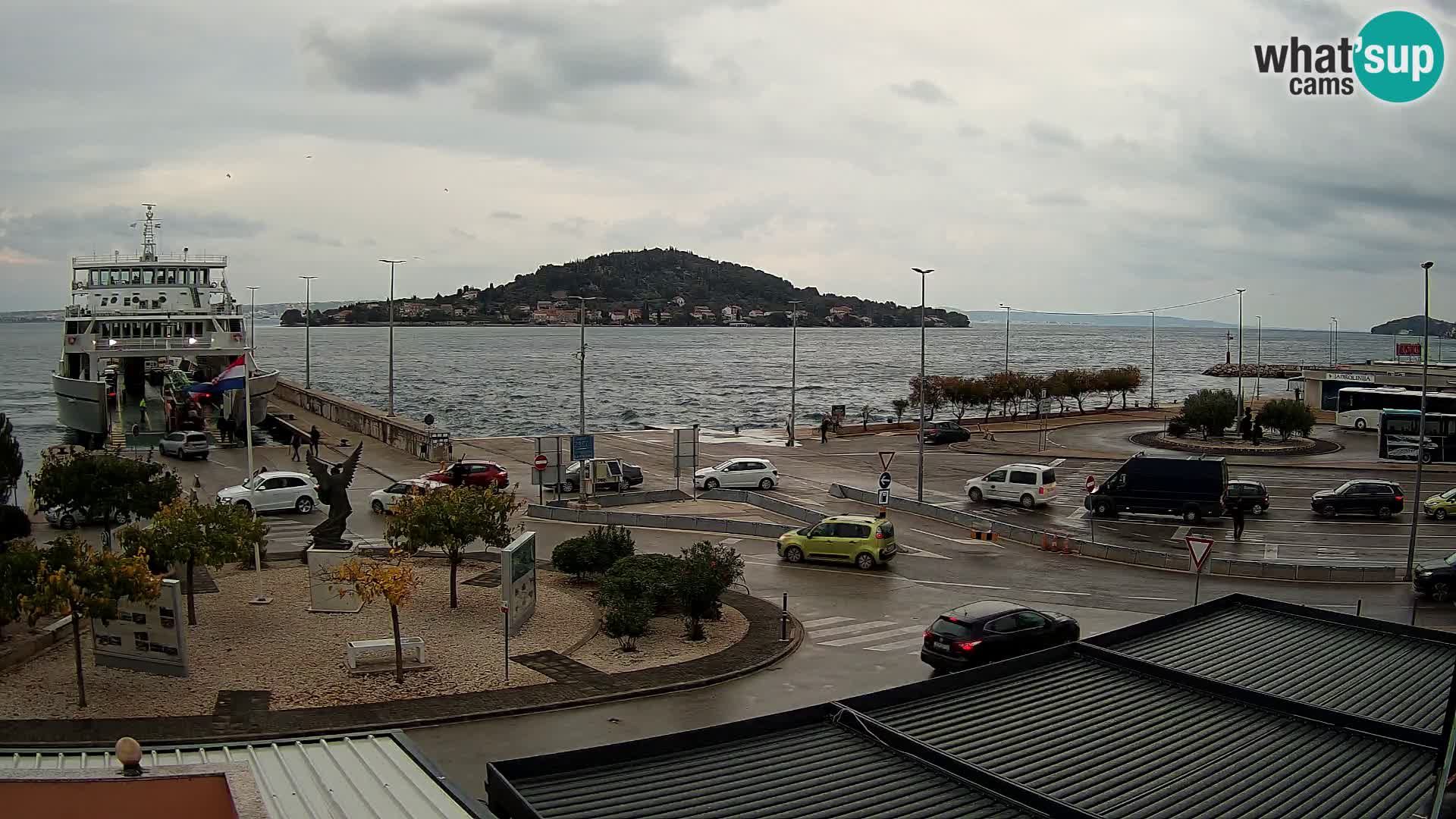 Webcam Ugliano – terminal traghetto da Preko a Zara