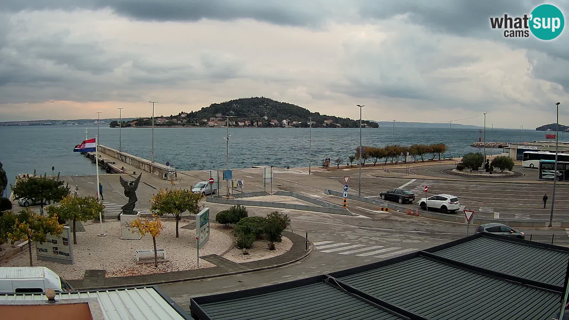 Web kamera Ugljan – Preko trajekt za Zadar