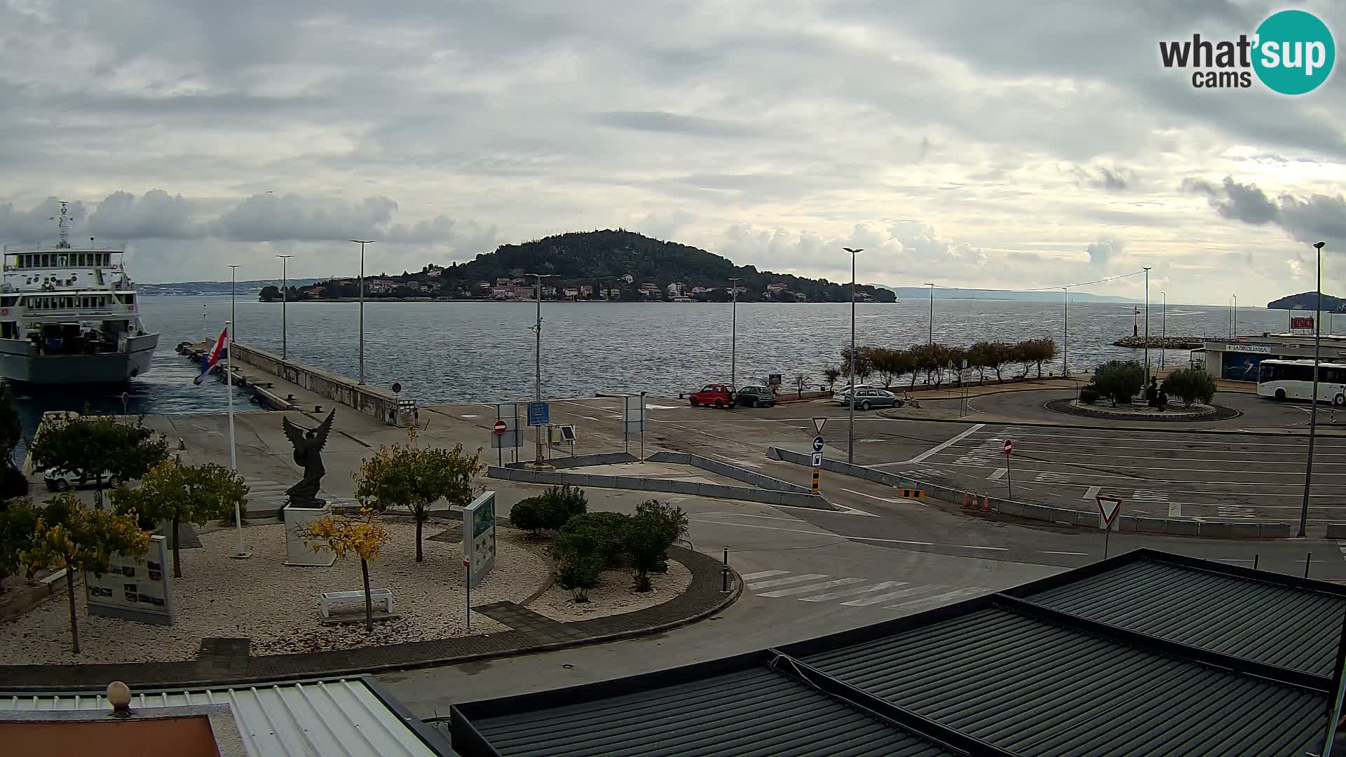 Spletna kamera Ugljan – trajekt Preko – Zadar