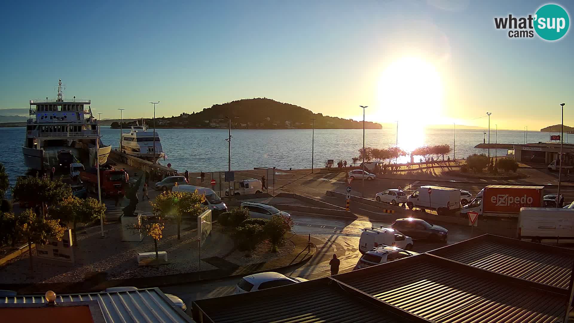Webcam Ugljan – Preko Ferry to Zadar