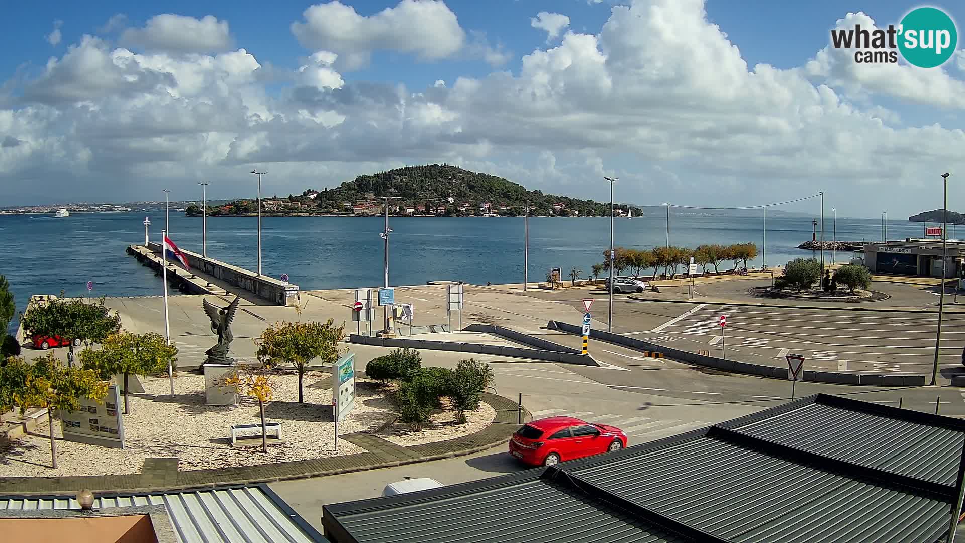 Webcam Ugljan – Preko Ferry to Zadar