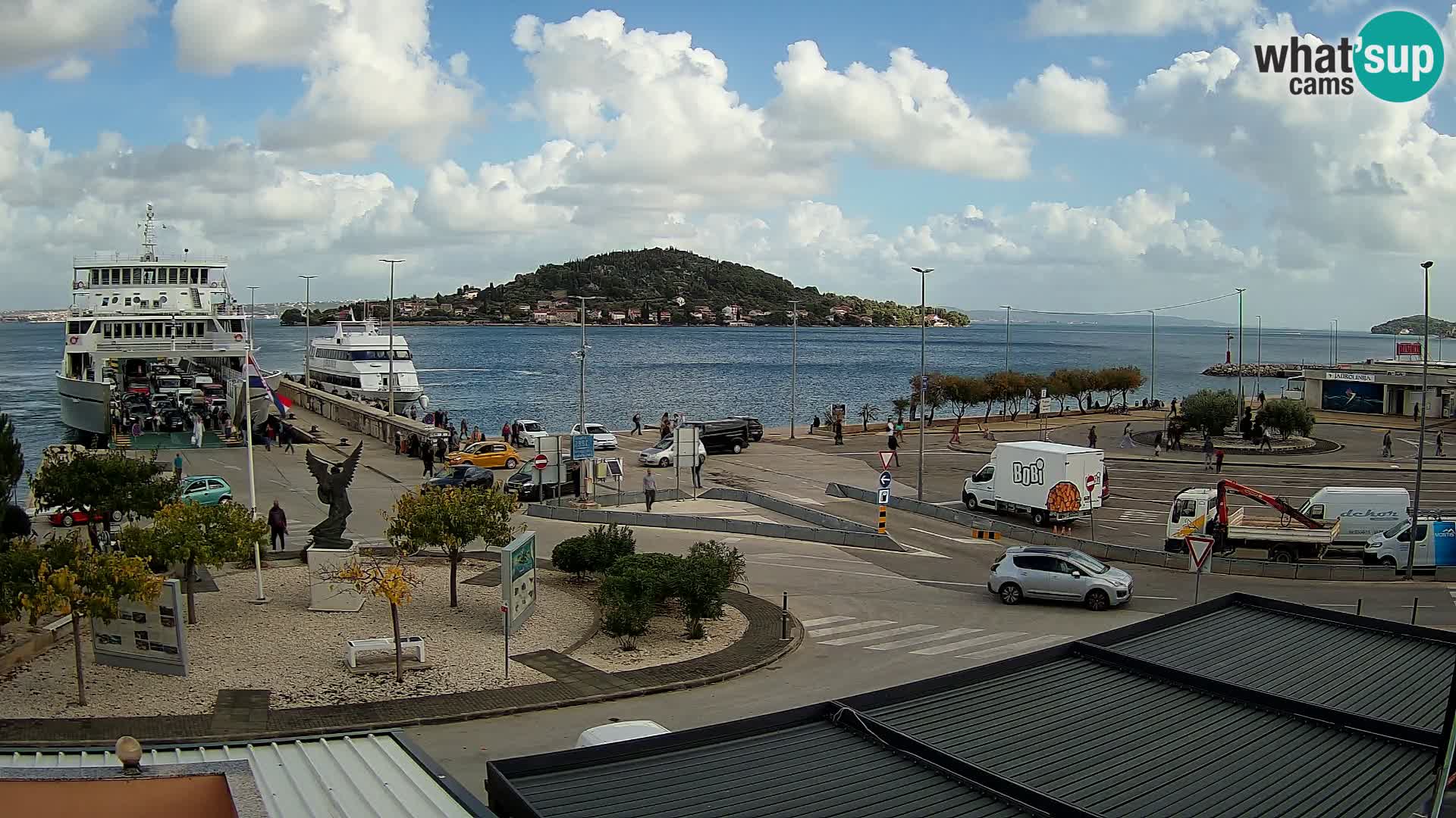 Webcam Ugliano – terminal traghetto da Preko a Zara