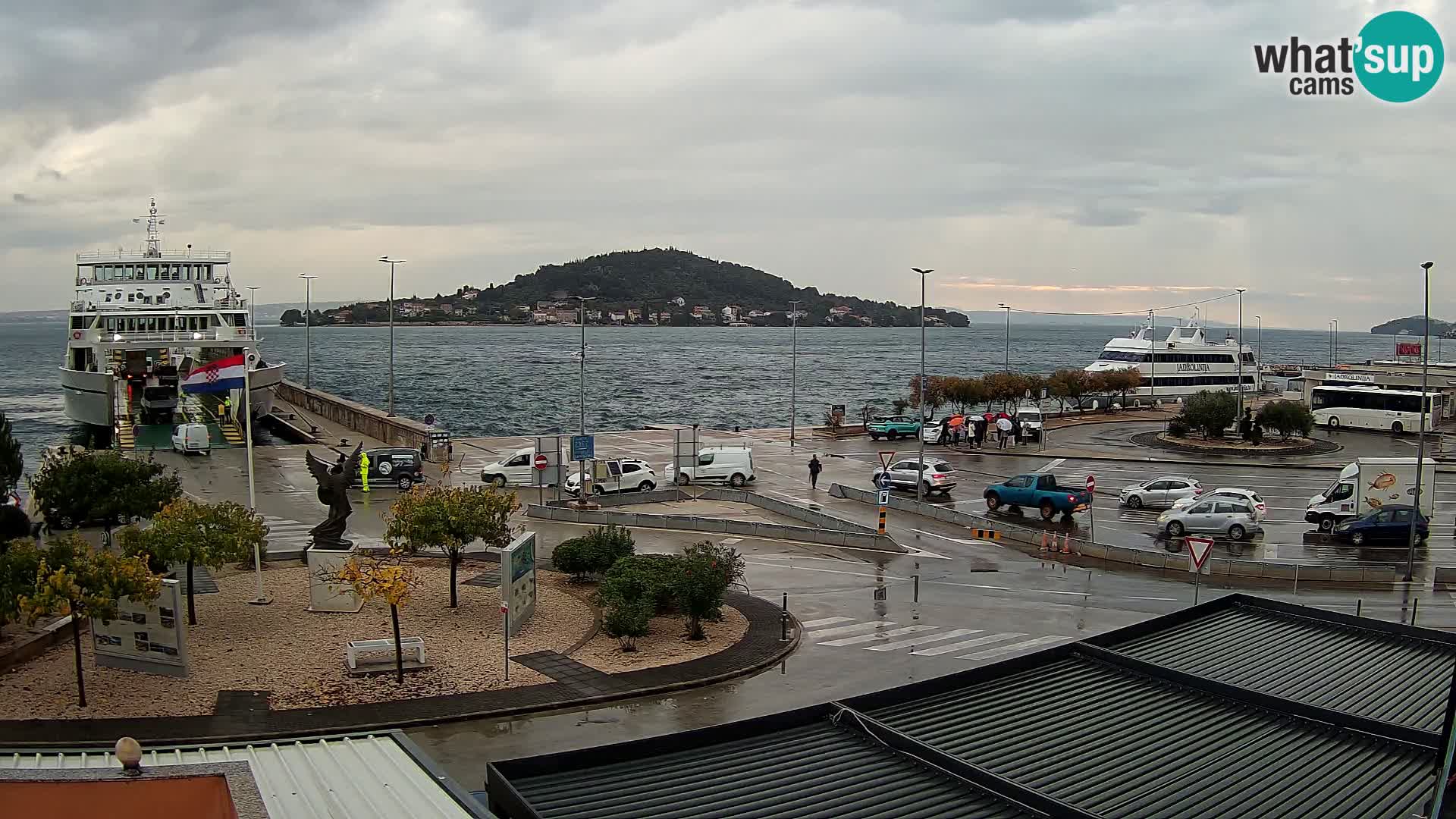 Webcam Ugljan – Preko Ferry to Zadar