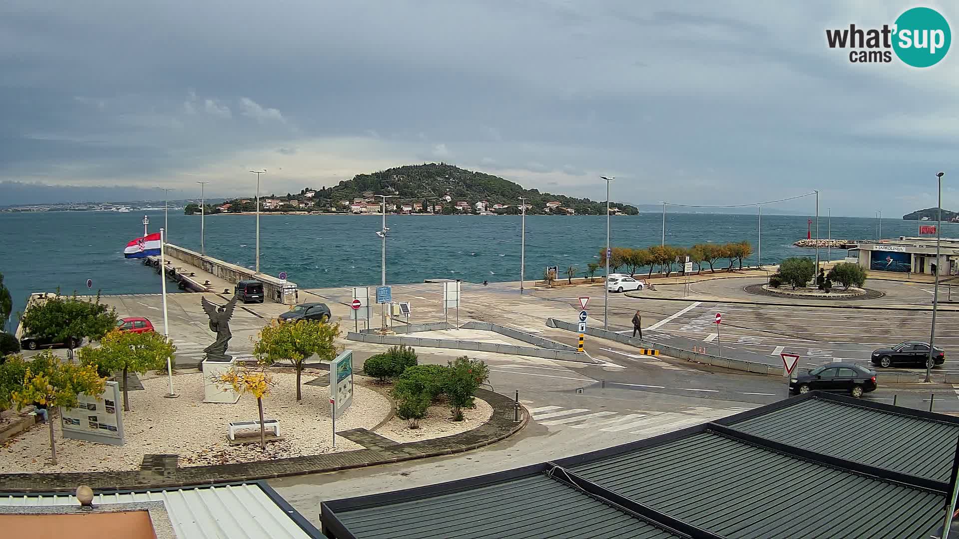 Web kamera Ugljan – Preko trajekt za Zadar
