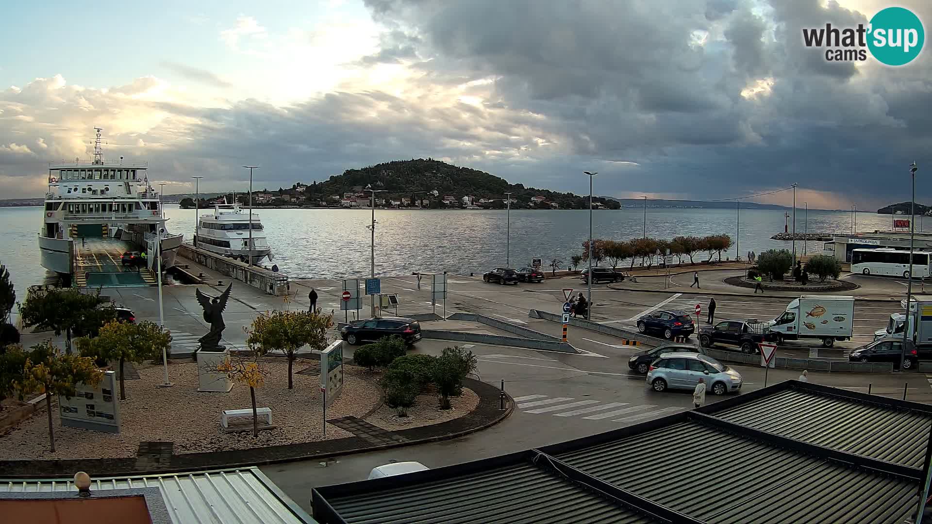 Webcam Ugliano – terminal traghetto da Preko a Zara