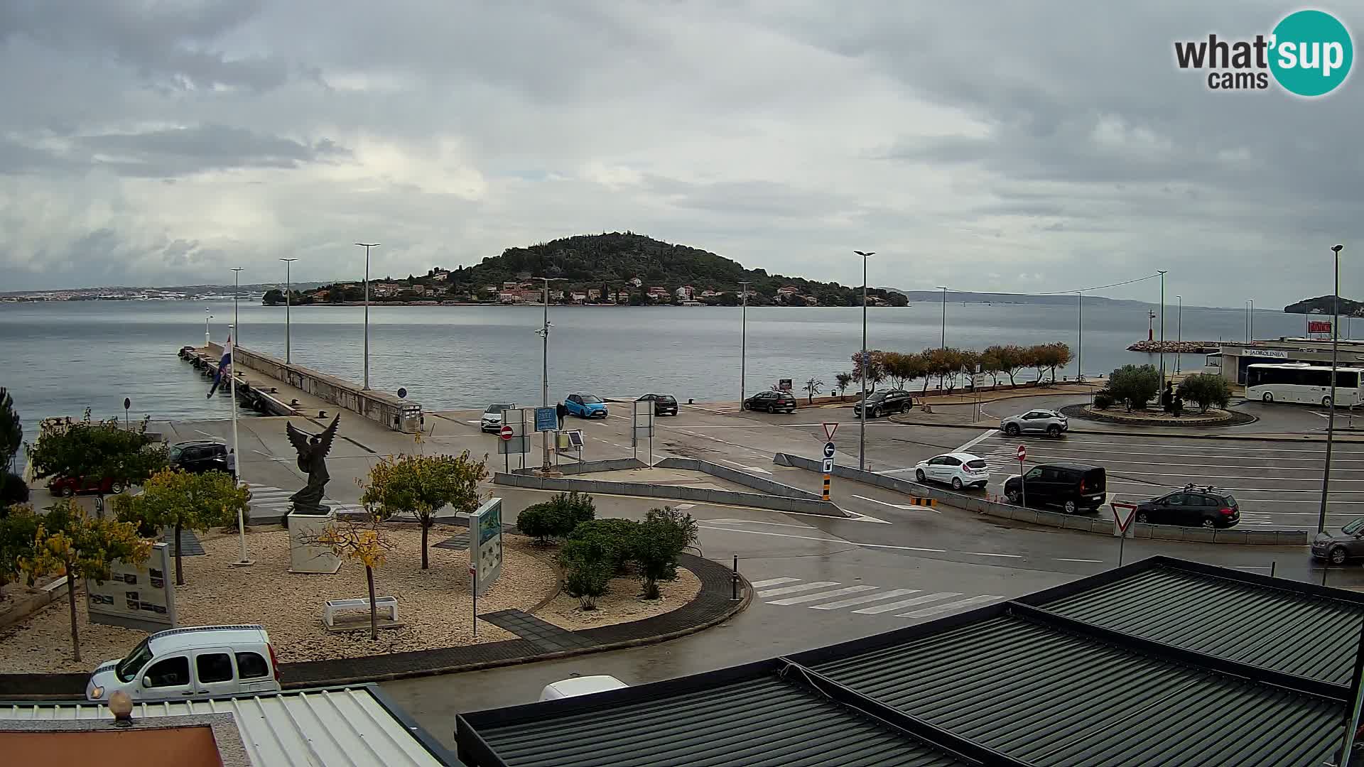 Webcam Ugliano – terminal traghetto da Preko a Zara