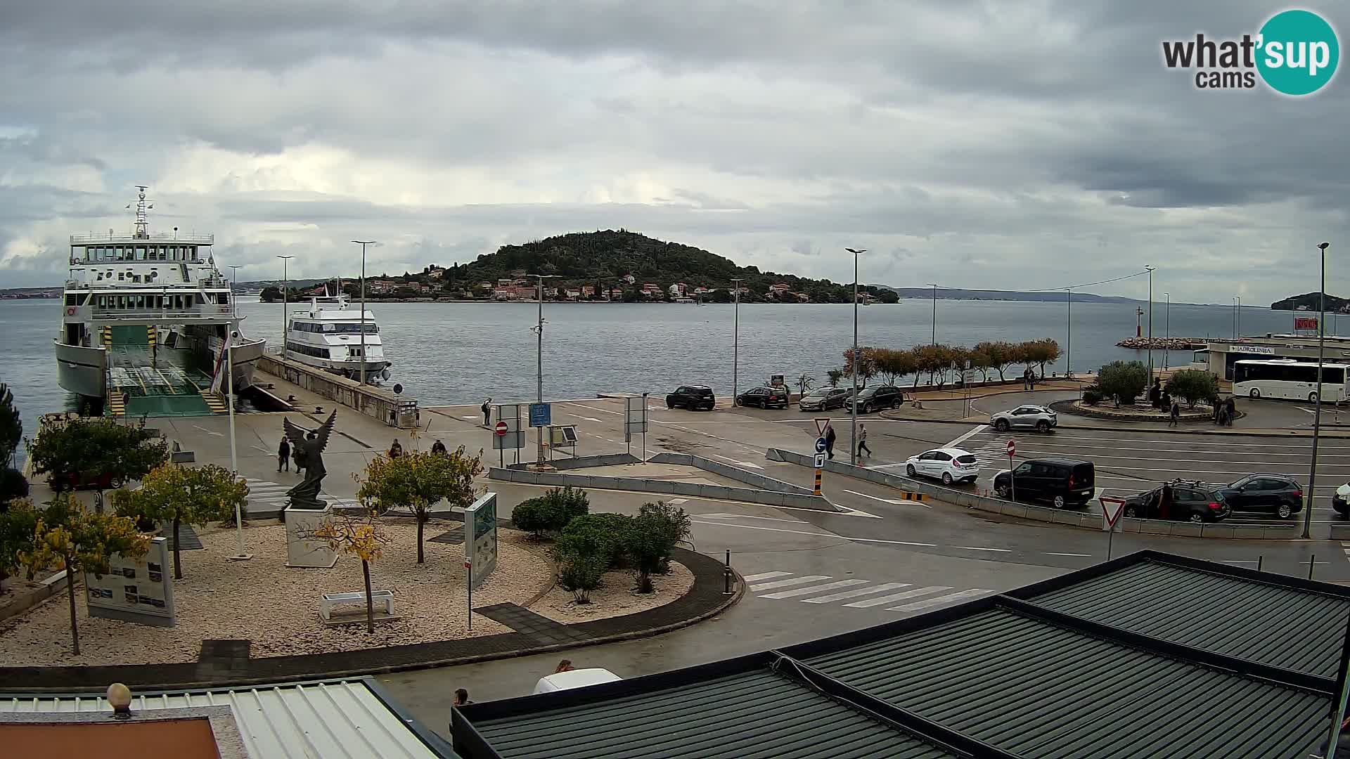 Webcam Ugliano – terminal traghetto da Preko a Zara