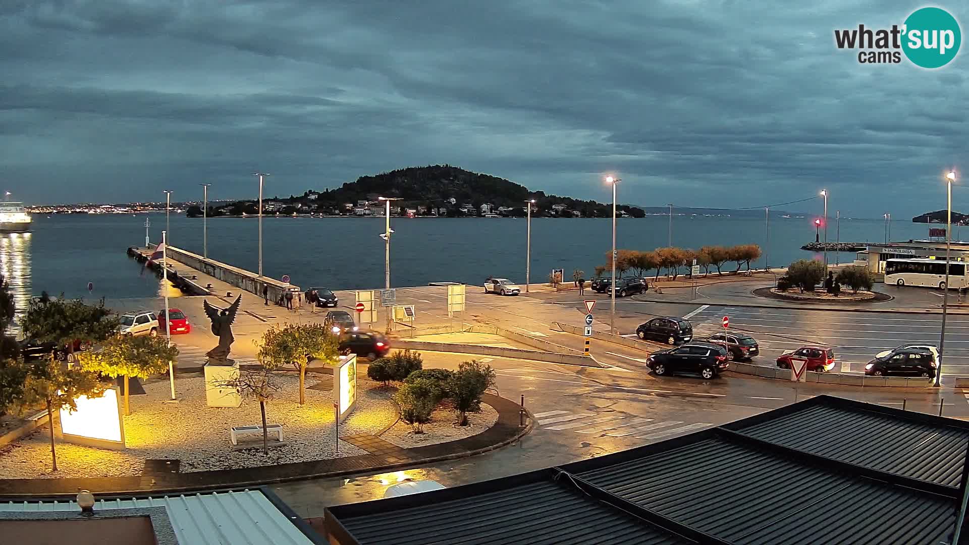 Webcam Ugliano – terminal traghetto da Preko a Zara