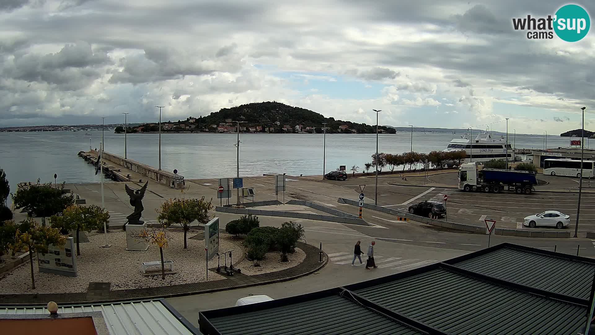Webcam Ugliano – terminal traghetto da Preko a Zara