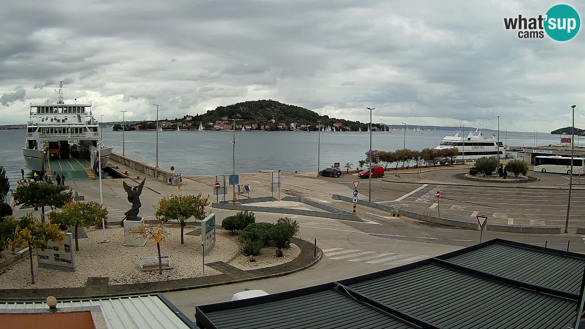 Webcam Ugljan – Preko Ferry to Zadar
