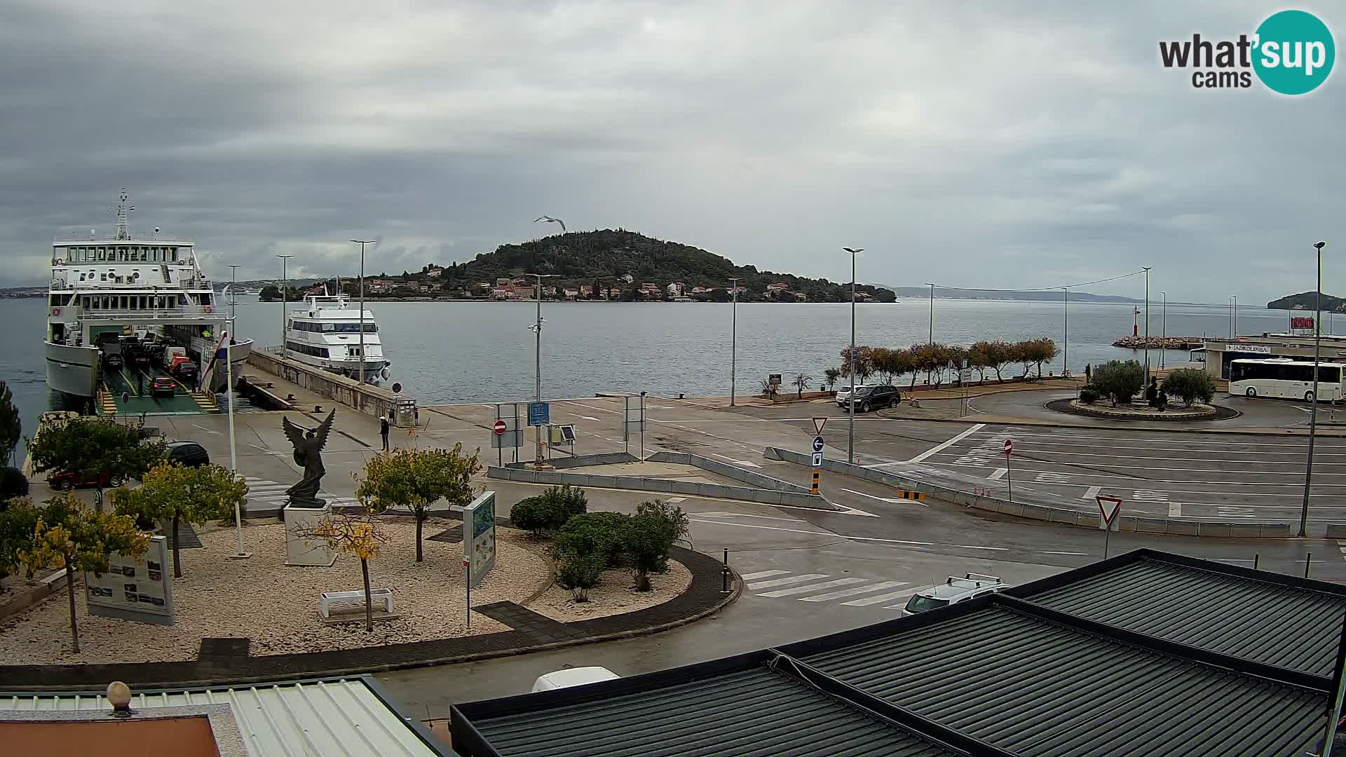 Webcam Ugliano – terminal traghetto da Preko a Zara