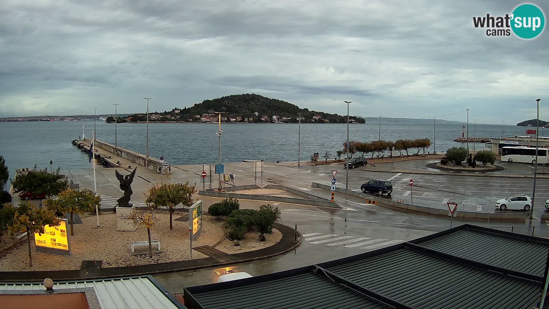 Webcam Ugliano – terminal traghetto da Preko a Zara