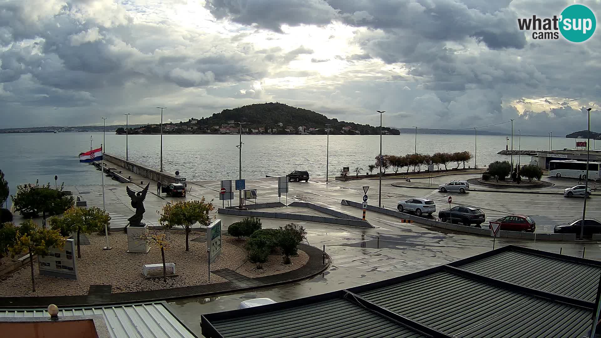 Webcam Ugljan – Preko Ferry to Zadar