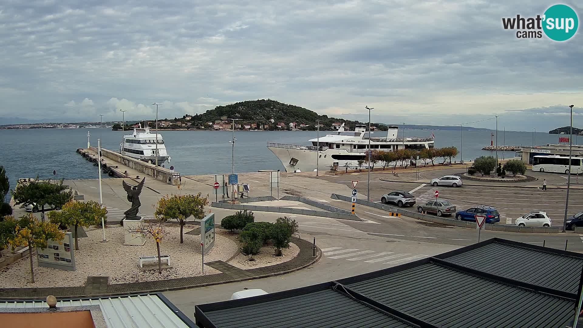Webcam Ugljan – Preko Ferry to Zadar