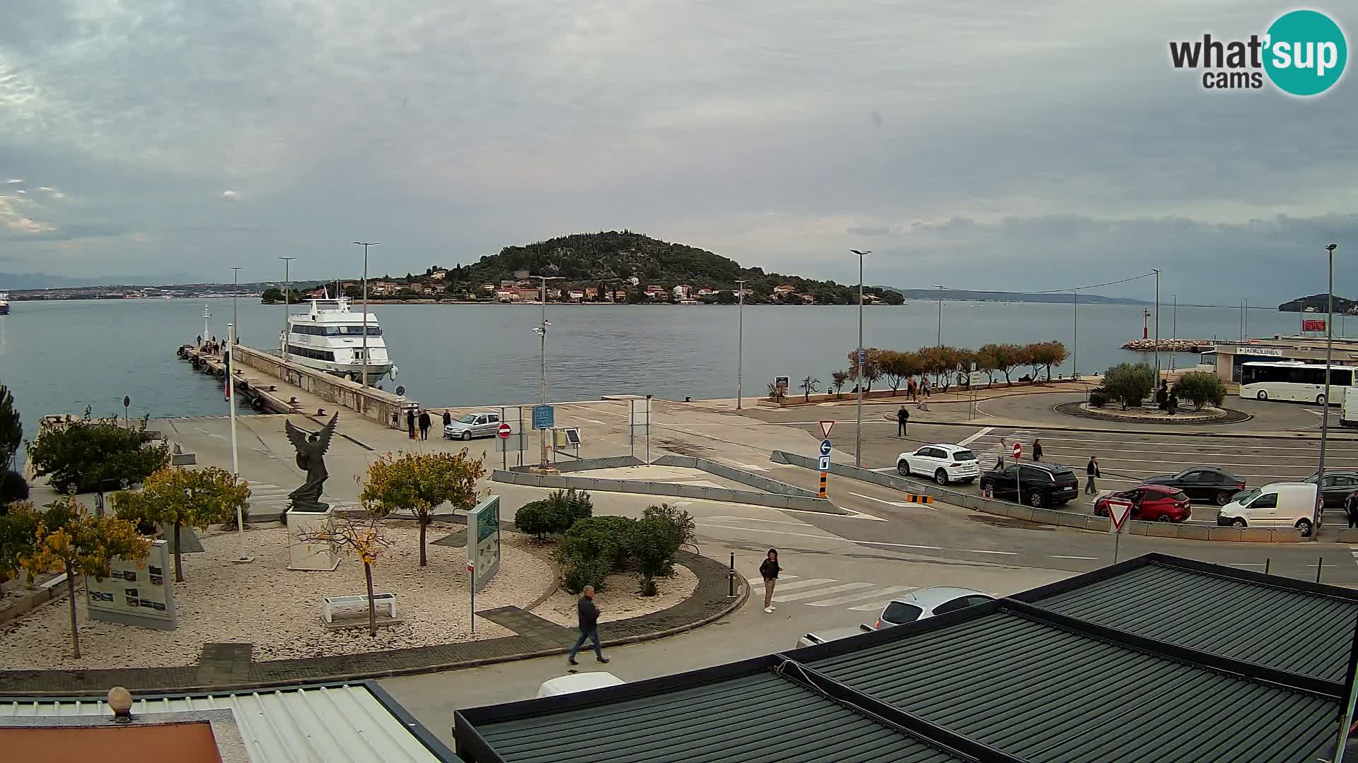 Webcam Ugliano – terminal traghetto da Preko a Zara