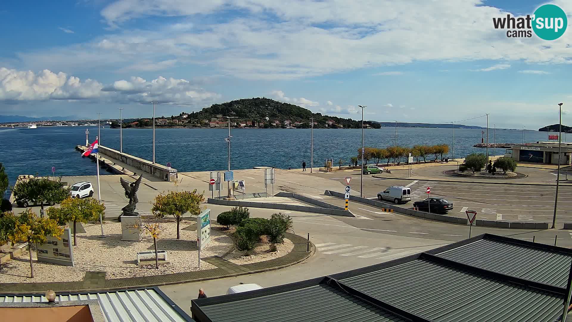 Webcam Ugljan – Preko Ferry to Zadar