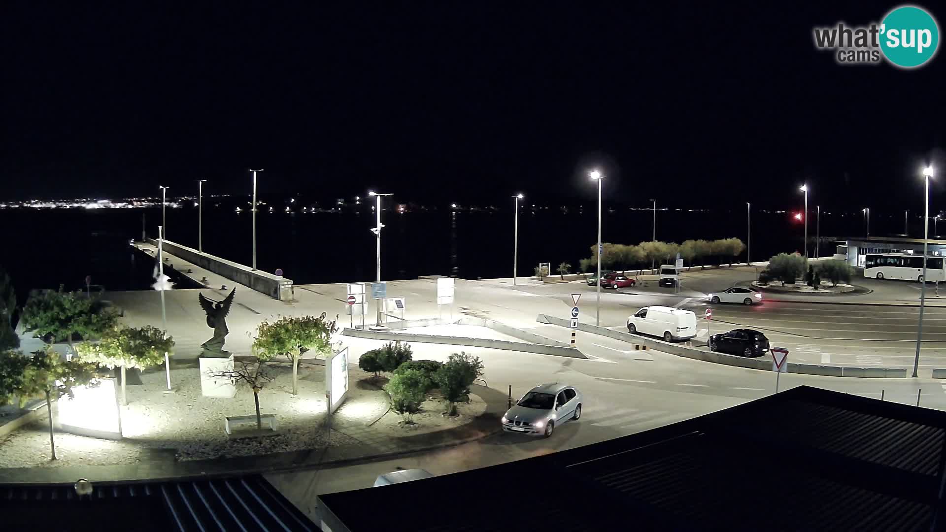 Webcam Ugliano – terminal traghetto da Preko a Zara