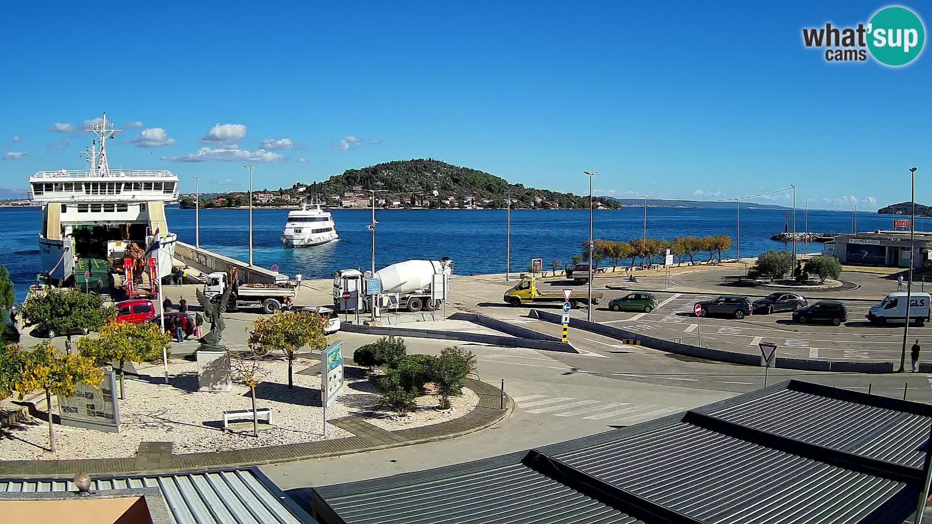 Webcam Ugliano – terminal traghetto da Preko a Zara