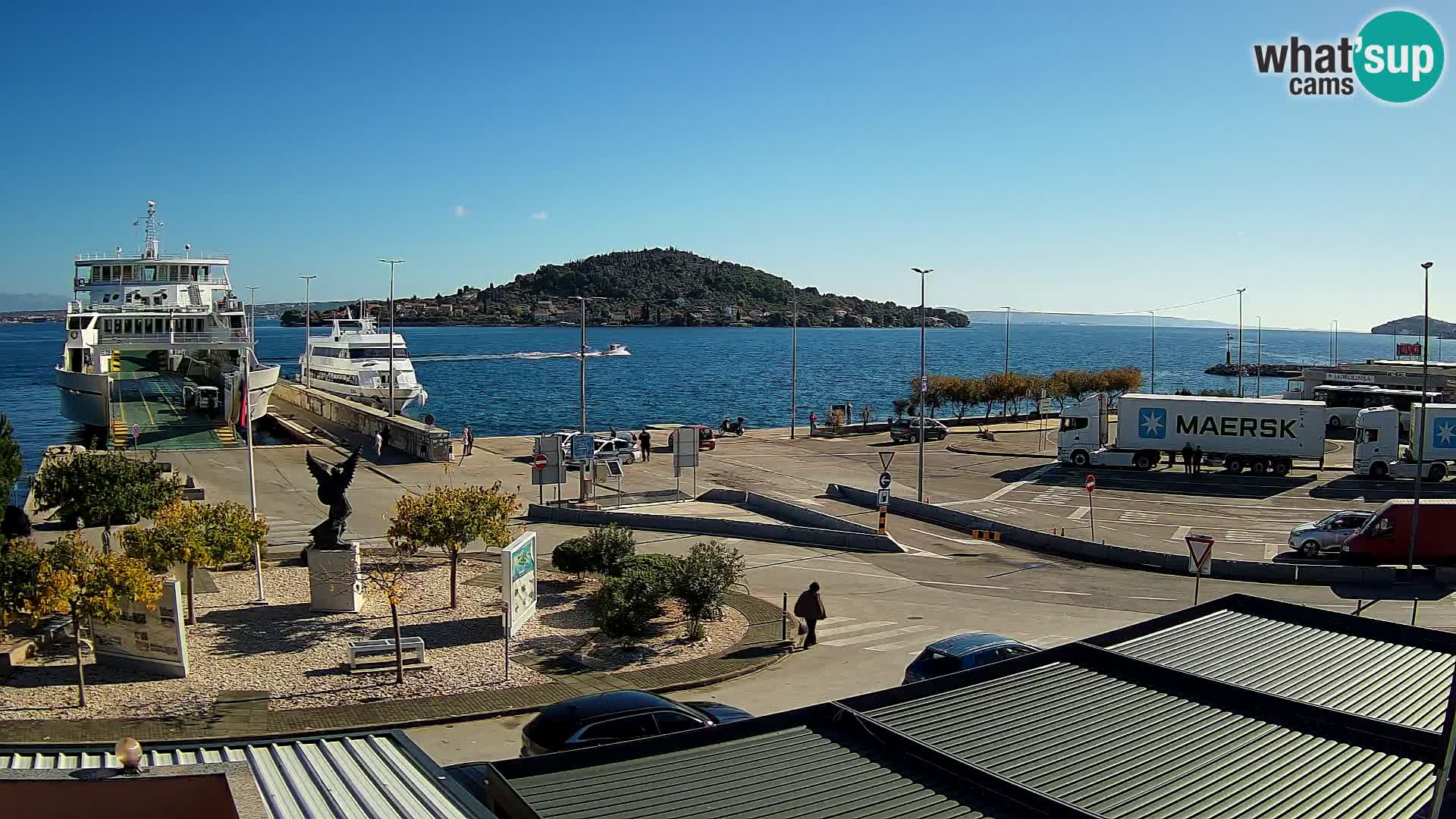 Web cam UGLJAN – Ferry de Preko à Zadar