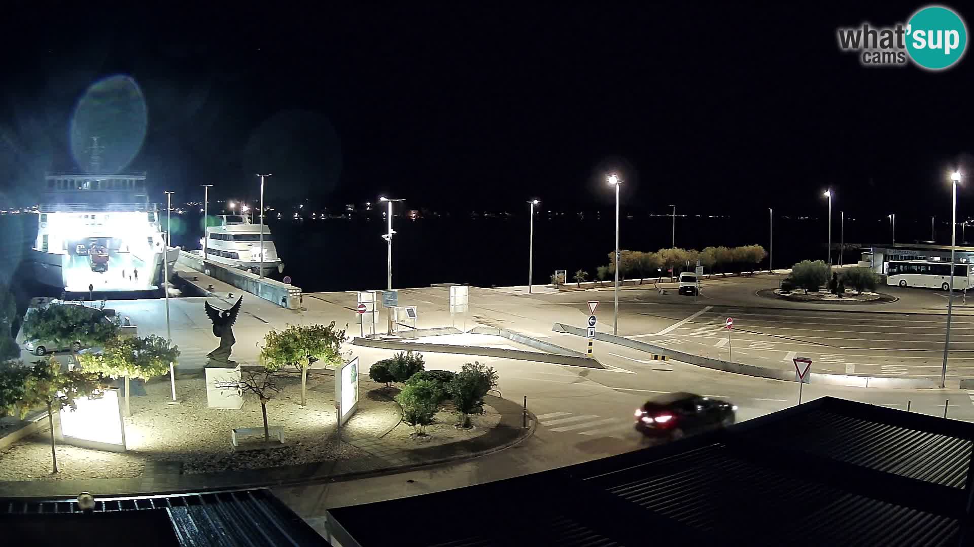 Spletna kamera Ugljan – trajekt Preko – Zadar