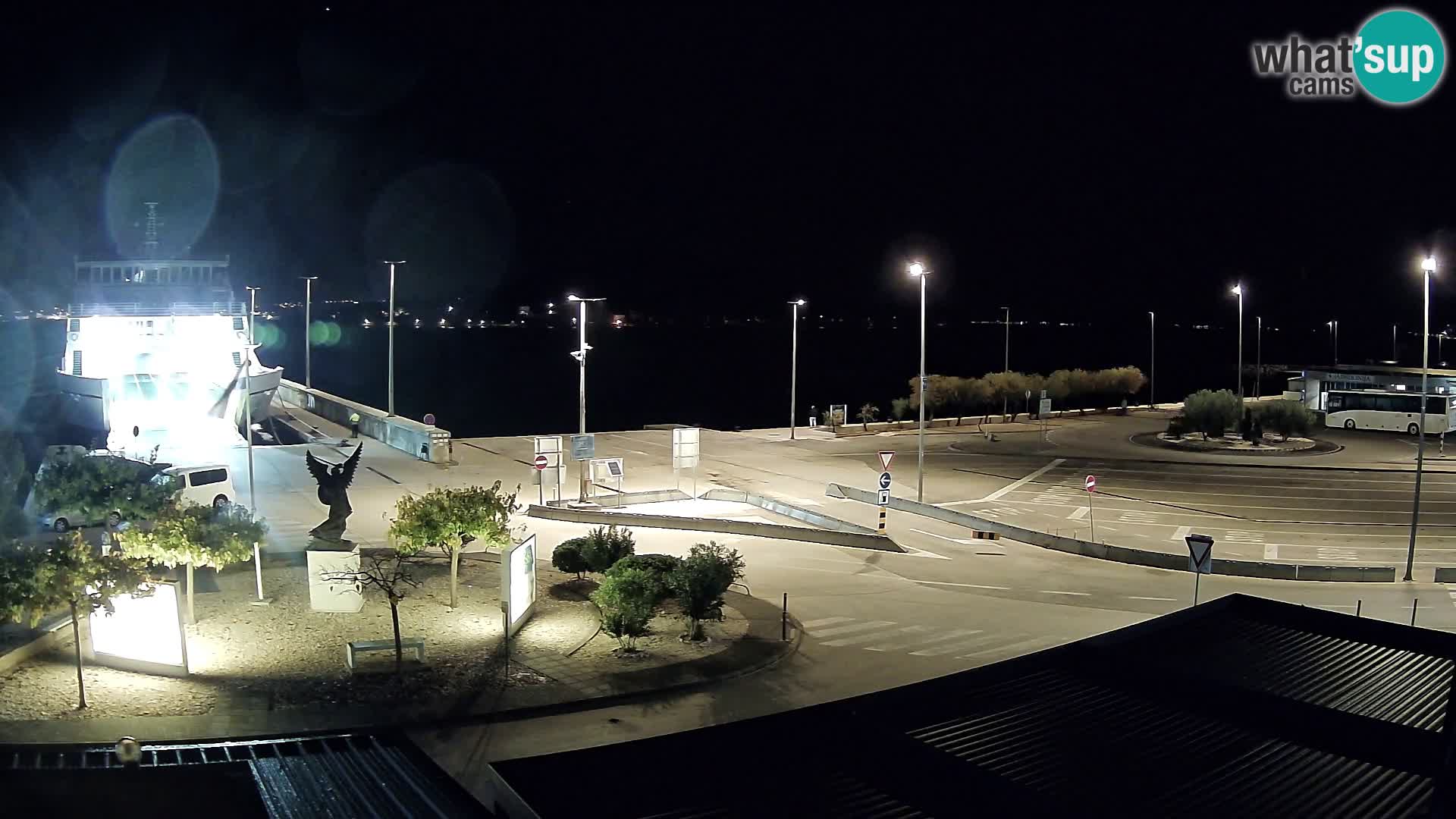 Webcam Ugliano – terminal traghetto da Preko a Zara