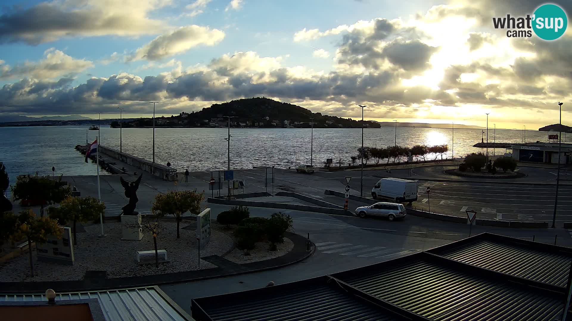 Spletna kamera Ugljan – trajekt Preko – Zadar