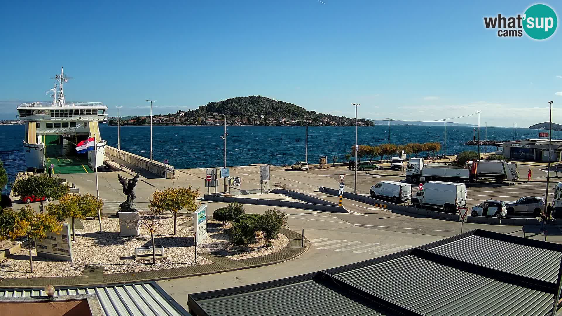 Web cam UGLJAN – Ferry de Preko à Zadar