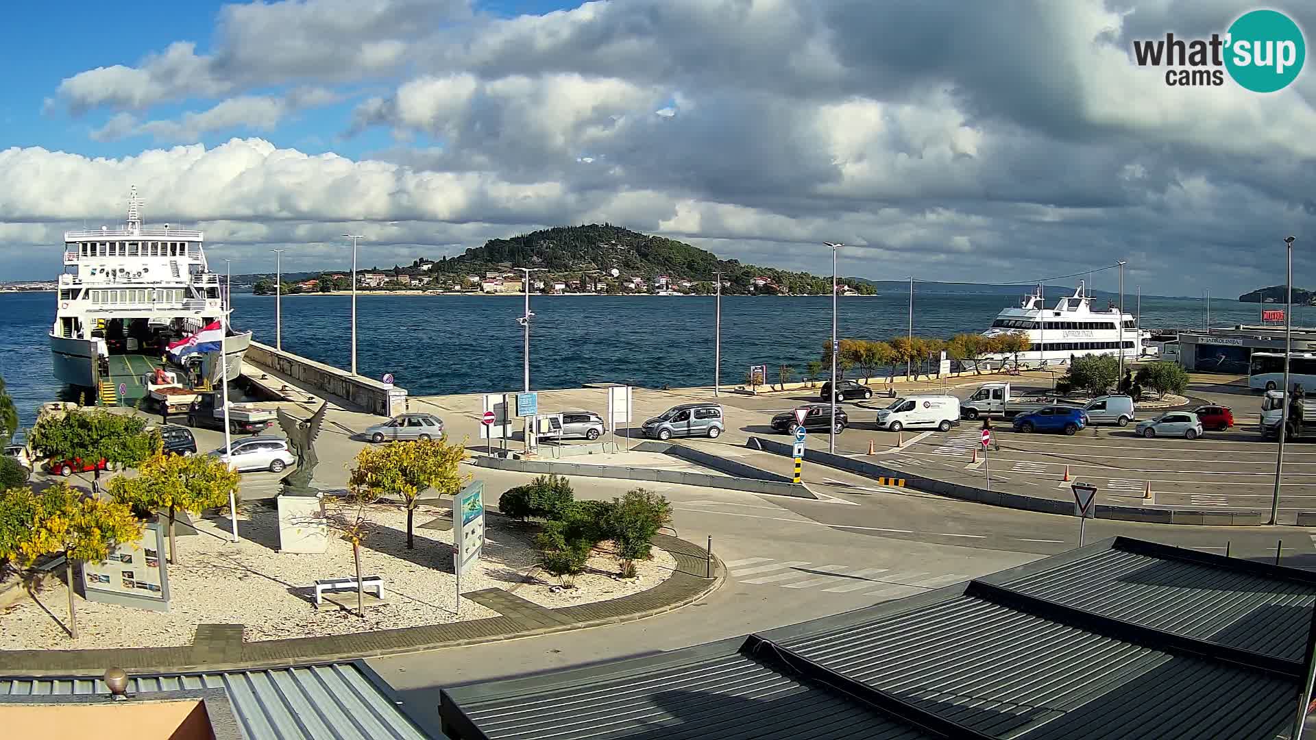 Spletna kamera Ugljan – trajekt Preko – Zadar
