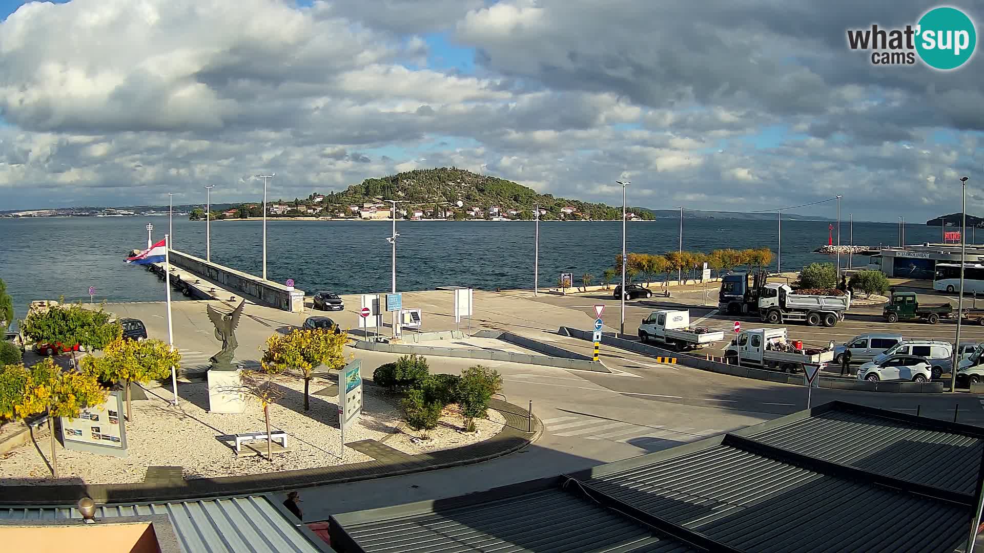 Webcam Ugliano – terminal traghetto da Preko a Zara