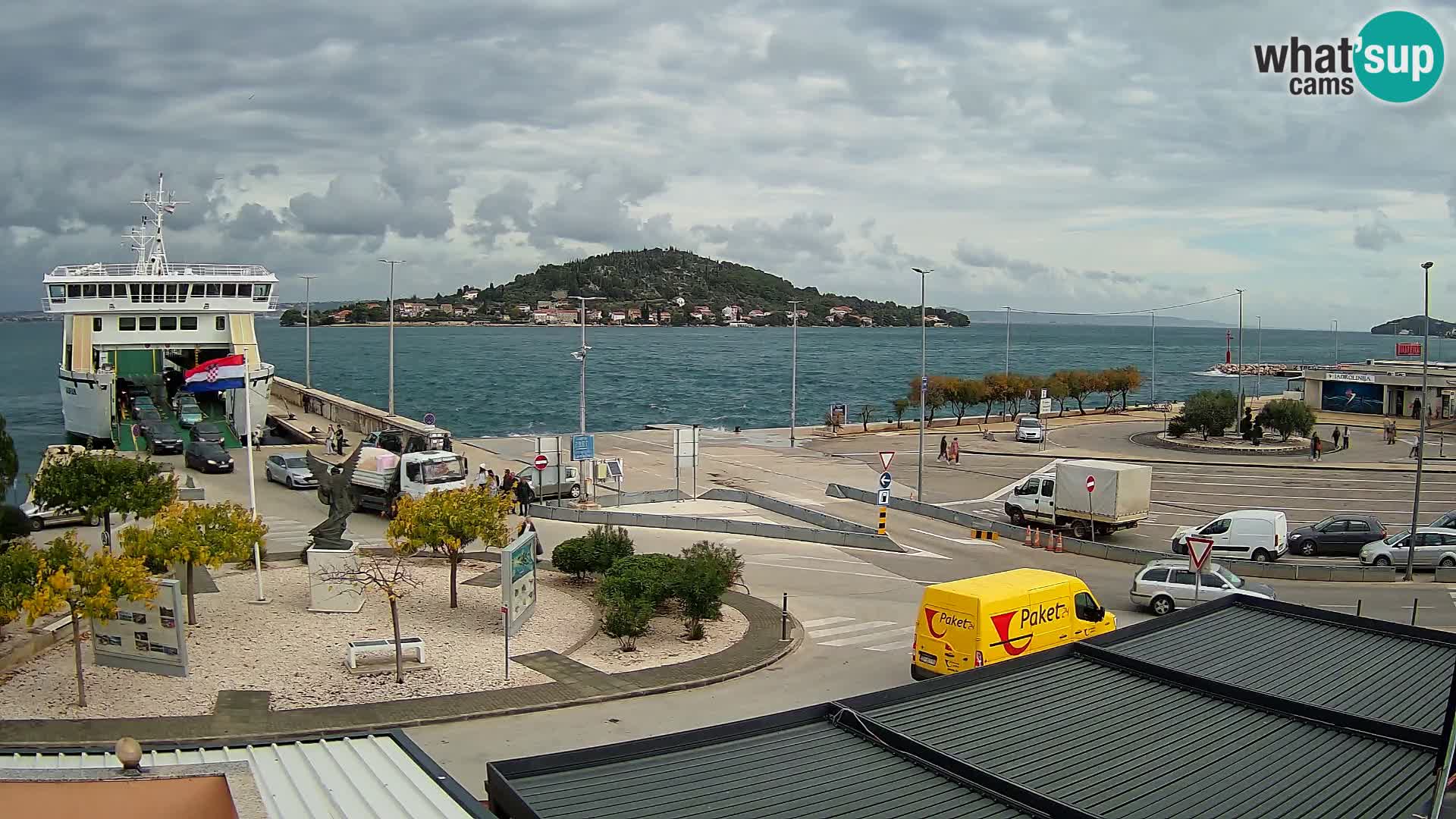 Webcam Ugljan – Preko Ferry to Zadar