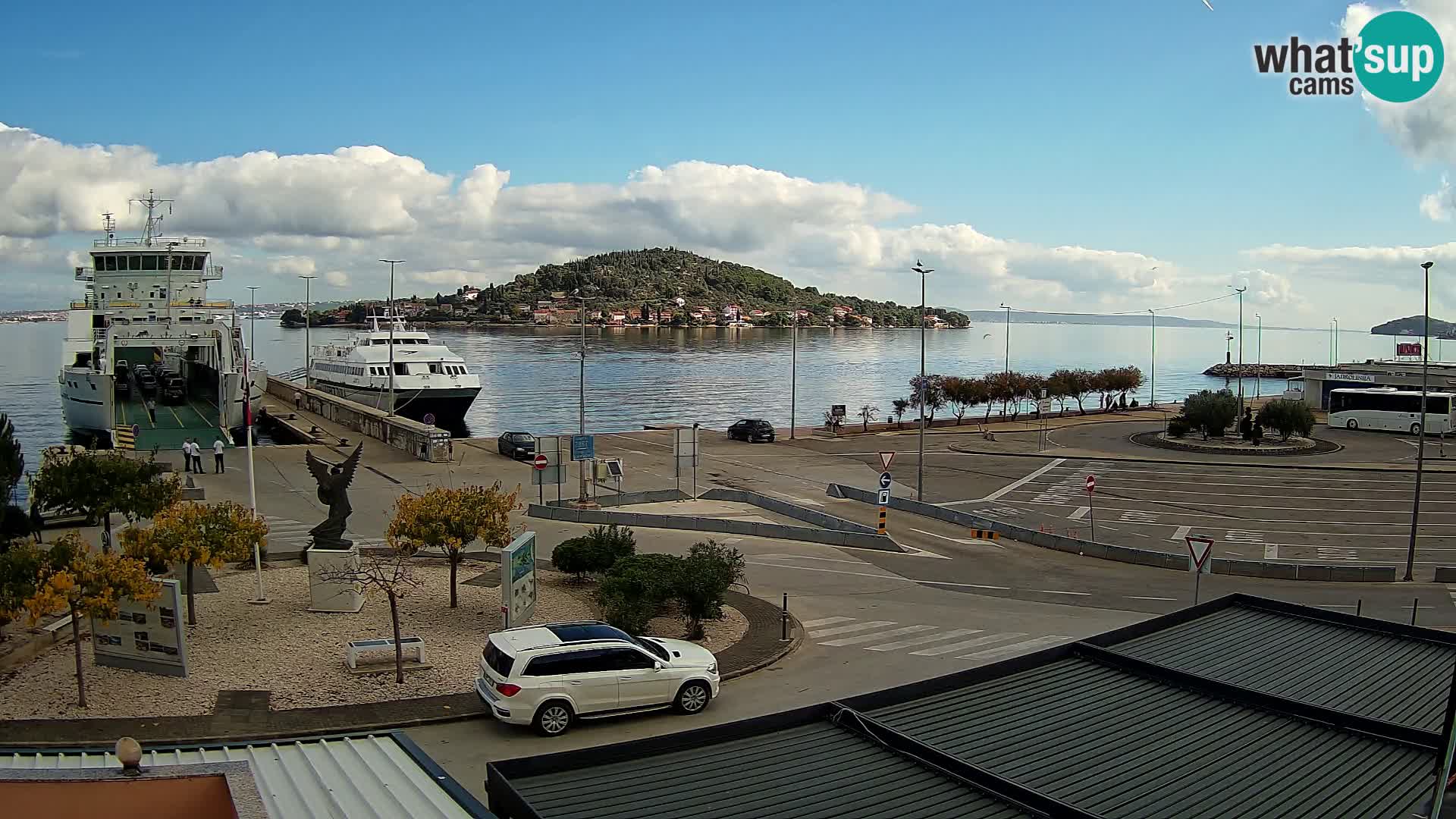 Web cam UGLJAN – Ferry de Preko à Zadar