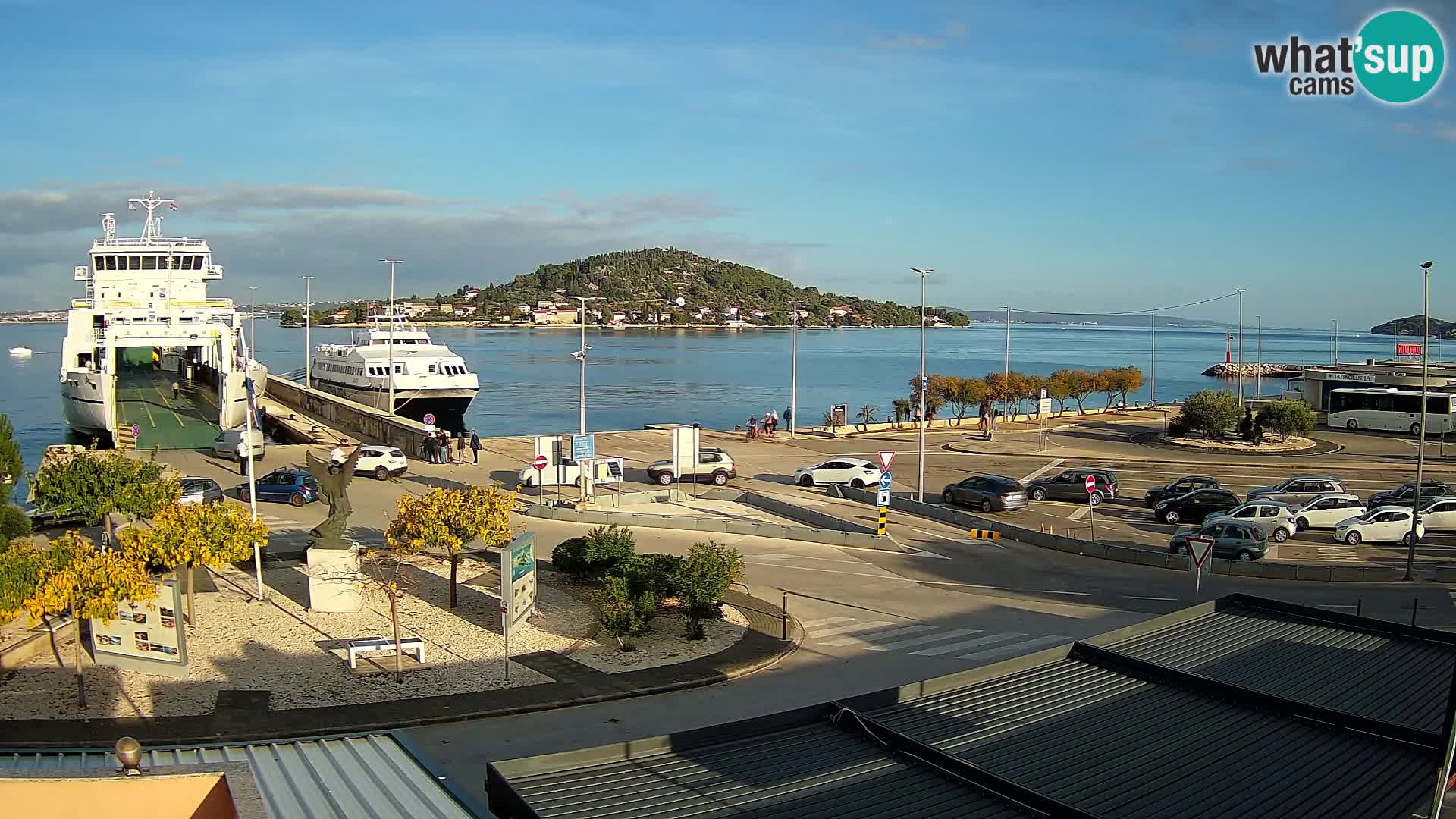 Webcam Ugljan – Preko Ferry to Zadar